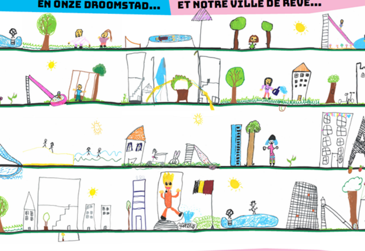 Tekening door schoolkinderen 